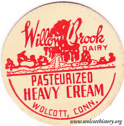 Willow Brook Dairy bottle cap