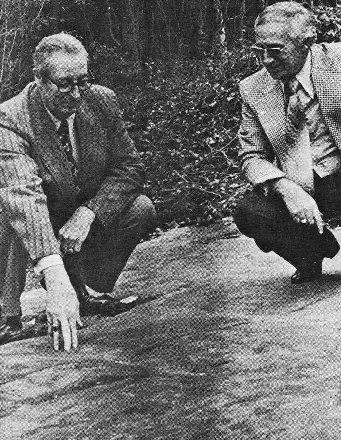 John Washburne and Mayor Lango in 1978