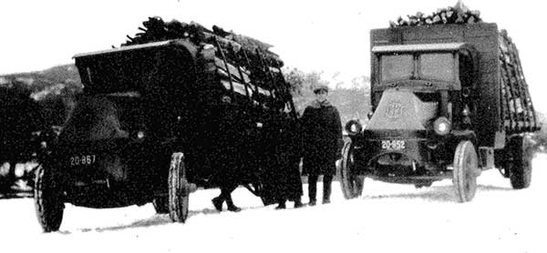 Arthur M. Cole's trucks