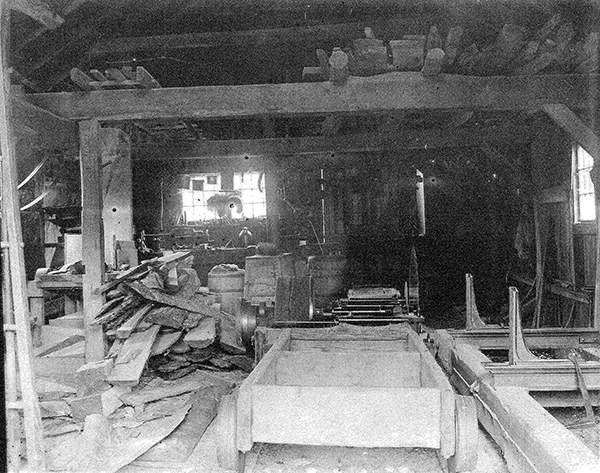Wiley Pritchard's sawmill