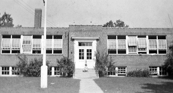 Woodtick School built in 1930