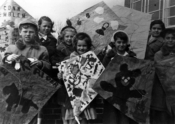 Kite contest at Alcott School