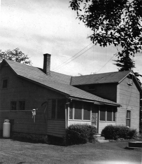 Porch enclosed in the 1960s