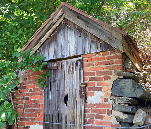 Smokehouse on the Atkins property