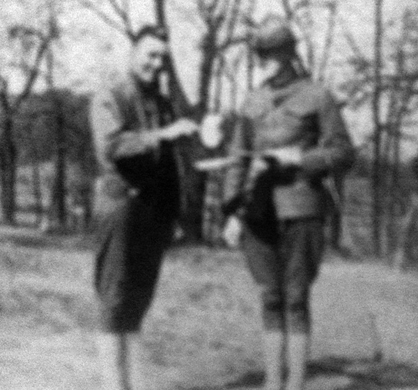 Charles in France with George Bayher