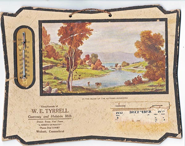 Advertising the Tyrrell Dairy Farm