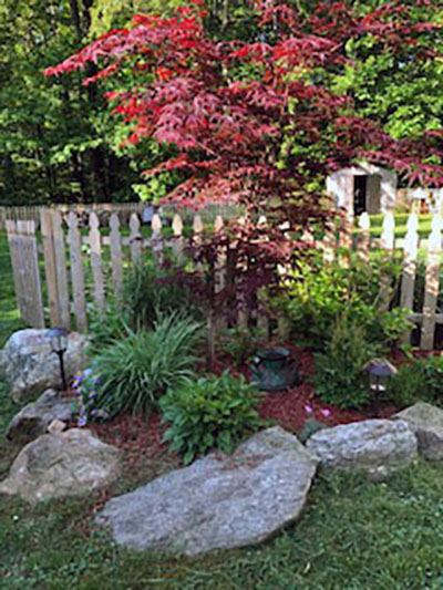 Michele & Karen garden