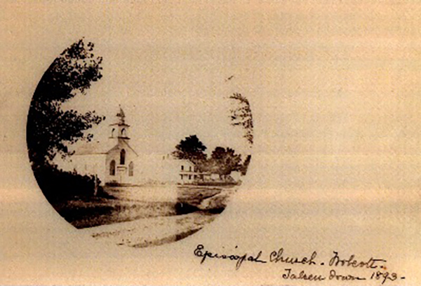 postcard of the first Episcopal Church
