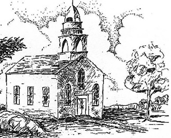 sketch of the first Episcopal Church