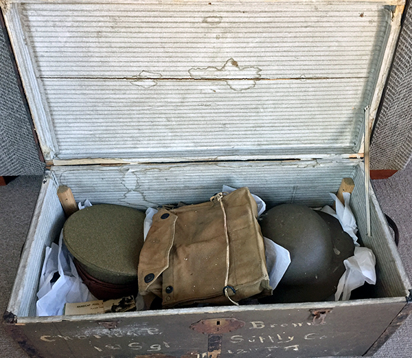 Charles Browne's WWI trunk