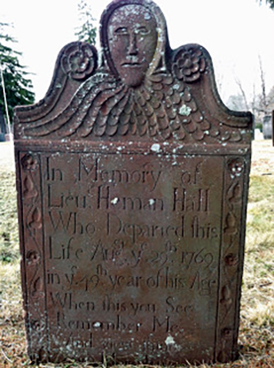 Tombstone of Heman Hall