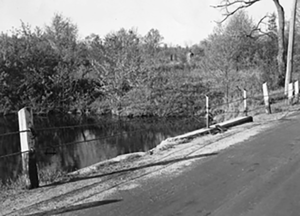 Mill pond at Center Street
