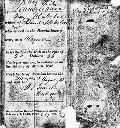 David Wakelee's pension notification