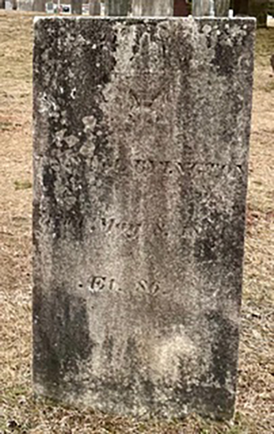 Daniel Byington's tombstone